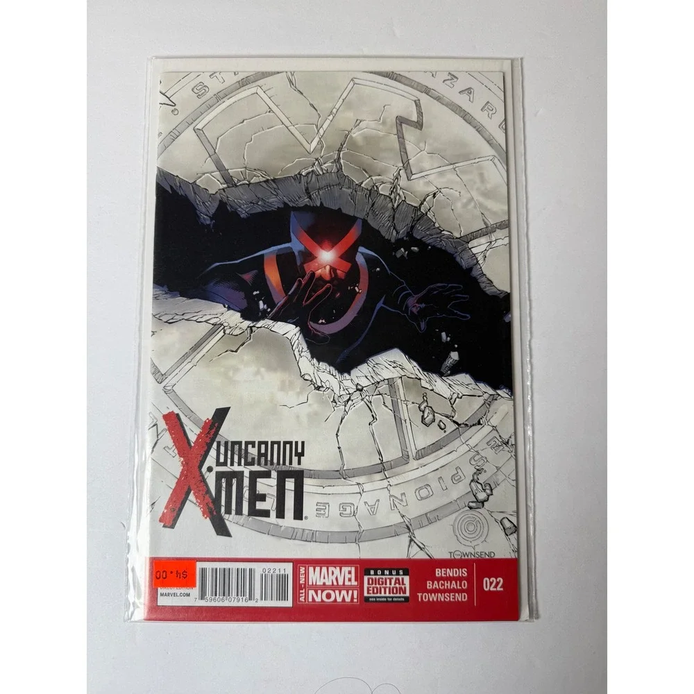 Uncanny X-Men 22‎ Marvel Now 2014 Bendis Bachalo Cyclops Cover Marvel Comics